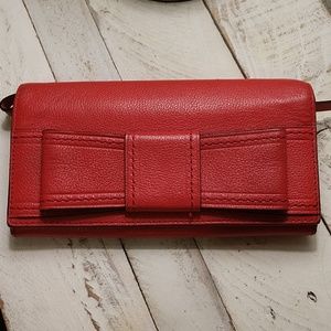 Cherry Red Kate Spade Wristlet Wallet